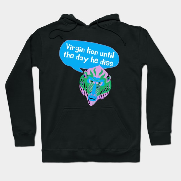 VIRGIN LION - Bootleg Weird Bad Translation Hoodie by raspberry-tea